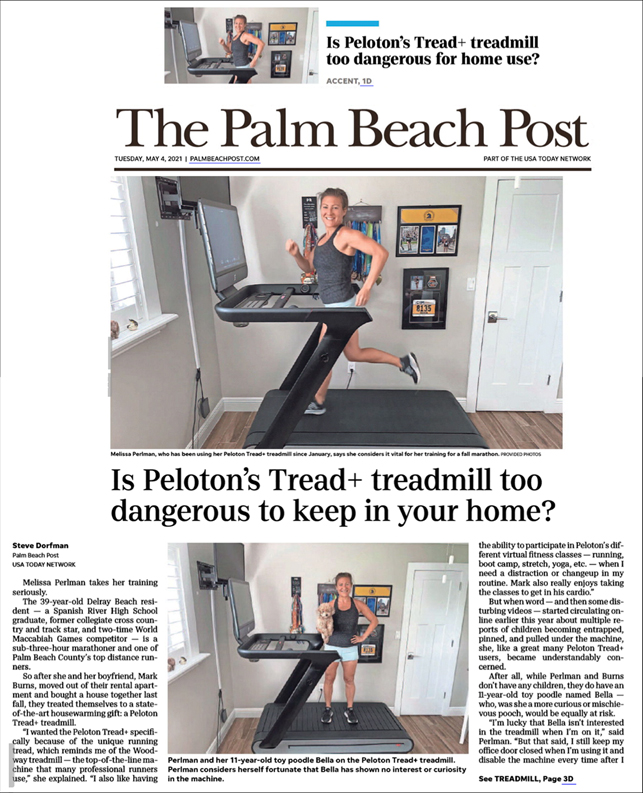 Peloton's Tread+ treadmill