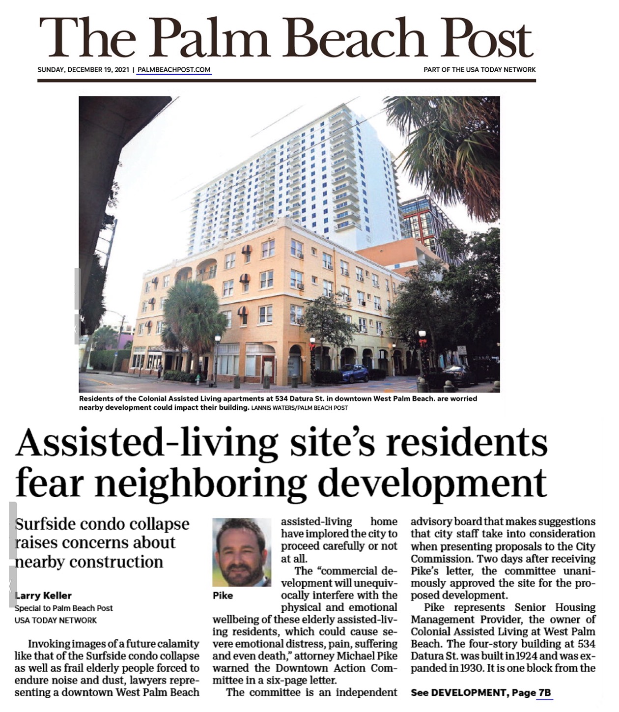 Assisted-living Site's Residents Fear Neighboring Development