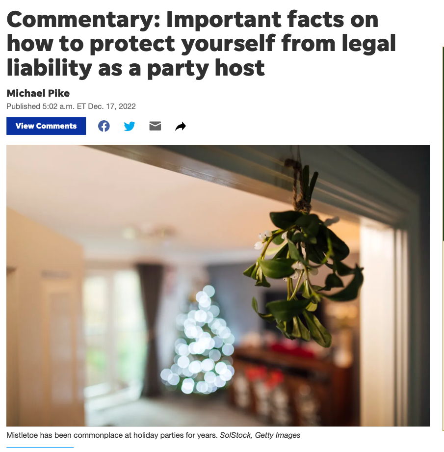 Commentary: Important facts on how to protect yourself from legal liability as a party host